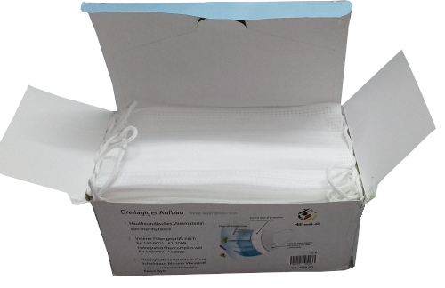 Disposable Surgical Mask with Nose Clip