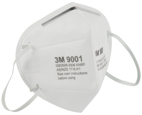 3M 9001 KN90 Disposable Respirator Mask
