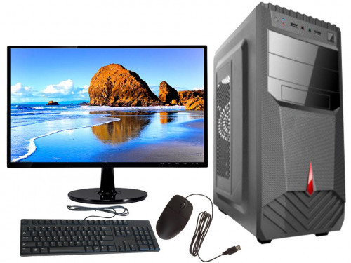 Desktop PC Intel Core 2 Duo 500 GB HDD 19" Monitor