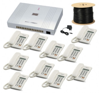 PABX System 16 Line 10 Set Telephone Call Setup