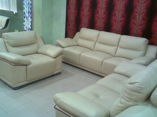 Italian Leather Sofa Set