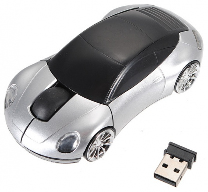Wireless USB Optical Colorful Car Shape Mouse