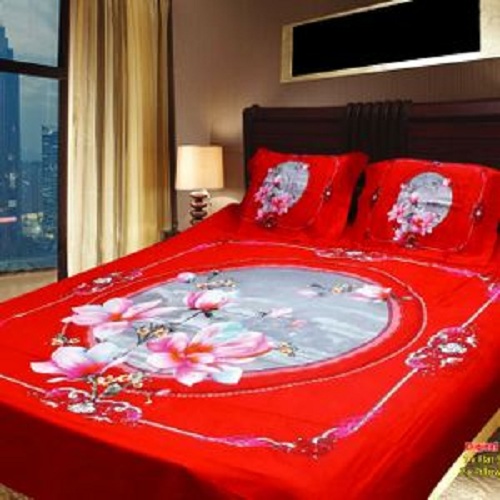 Deshi Cotton King Size Panel Bed Cover