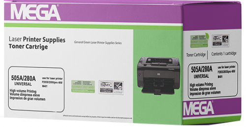 Mega 05/80A Black 1500 Pages Yield Laser Printer Toner