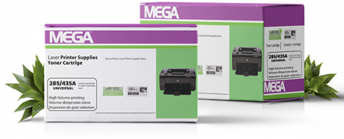 Mega 285A Black 1500 Page Yield Laser Printer Toner Cartridge