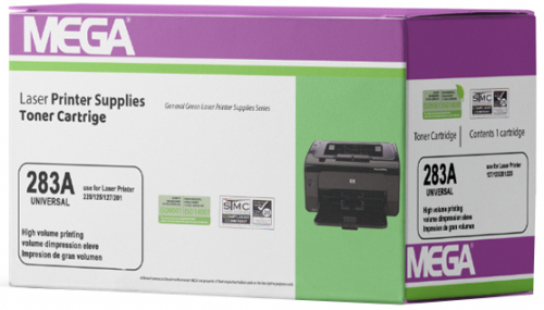 Mega 283A 1500 Page Yield Laser Printer Toner Cartridge