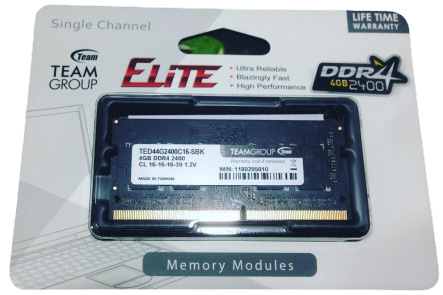 Team Elite 4GB DDR4 Laptop RAM
