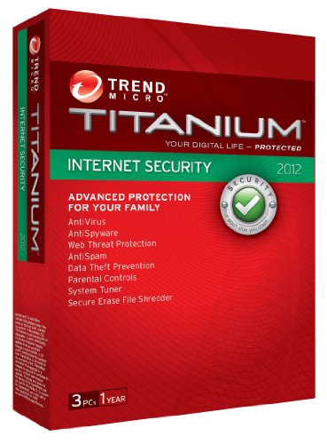 Trend Micro Titanium Internet Security 2012 3 User Box