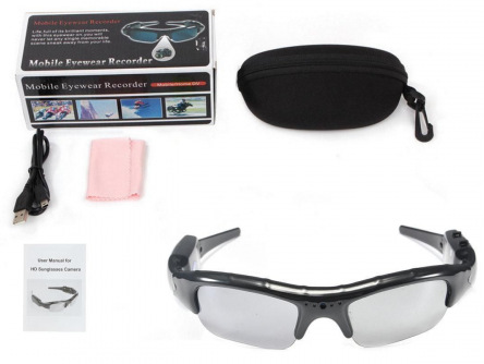 Spy Sunglass 720p High Definition Hidden Camera