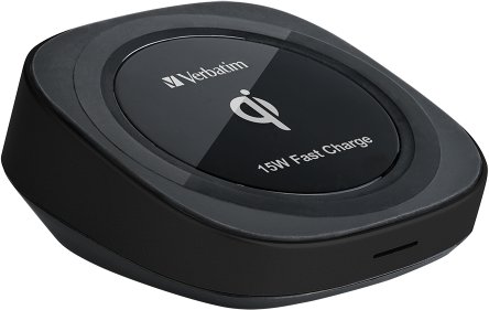 Verbatim 15W Qi Rotatable Wireless Fast Charger