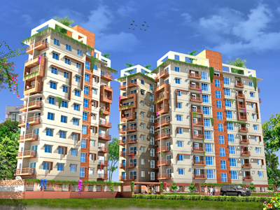 Radiant Dolon Chapa 1195 Sqft Flat at Aftabnagar Badda