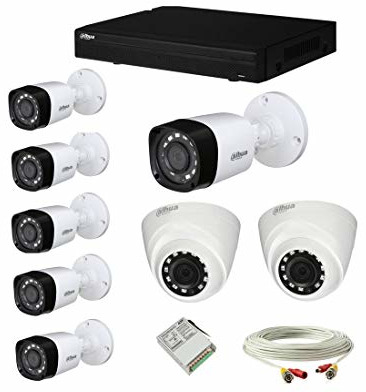 CCTV Package 8-CH Dahua DVR 9-Pcs Camera with 500GB HDD