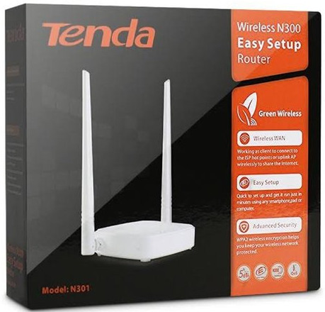 Tenda N301 300 Mbps Broadband N Router