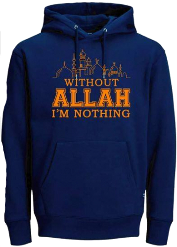 Without Allah I'M Nothing Men's Hoodie