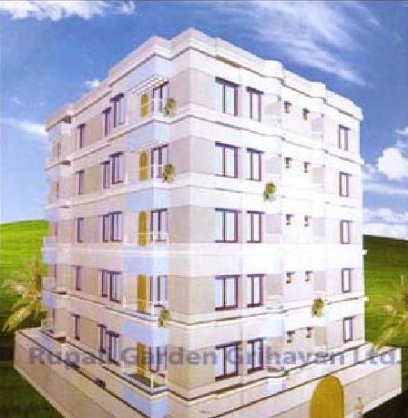 Rupali Garden 860 Sft Ready Flat at Ashkona with Gas