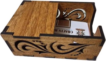 Wooden ID Card Box