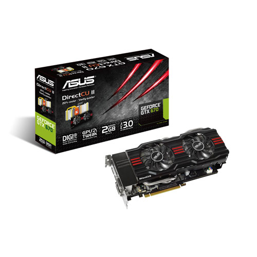 ASUS GTX670-DC2-2GD5 Graphics Card