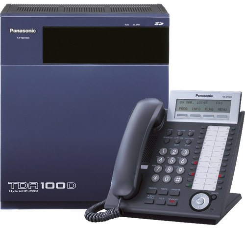 Panasonic KX-TDA100D 48-Port Hybrid IP-PBX System