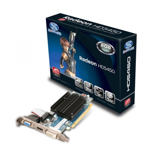 SAPPHIRE HD 5450 2GB DDR3 PCI-E Graphics Card