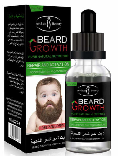 Natural Organic Beard Growth Oil for Men