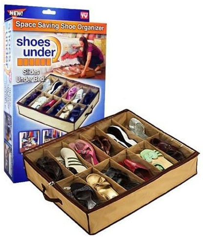 12 Pairs Shoes Storage Organizer Holder