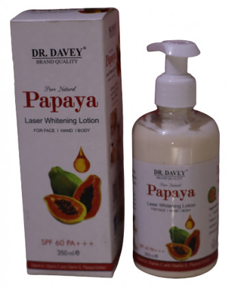 DR. Davey Papaya Laser Whitening Lotion- 350ml