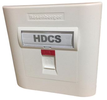HDCS Single Shutter Rosenberger Face Plate