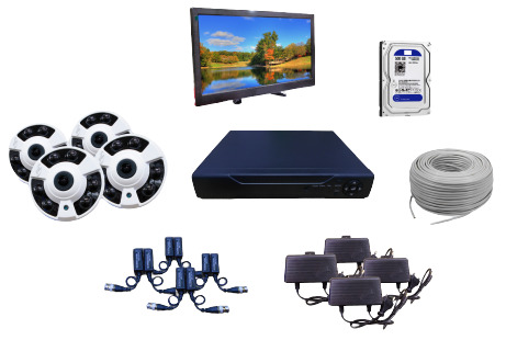 CCTV Package 4-Channel DVR with 2.0MP Camera