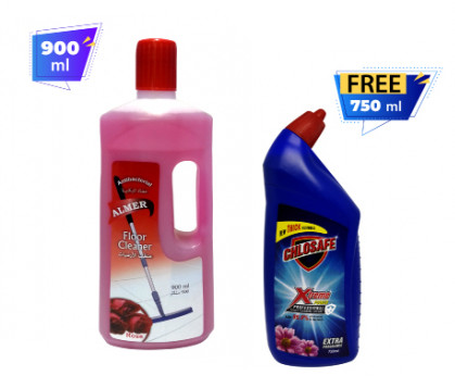 Almer Floor Cleaner Rose-900ml Combo Offer