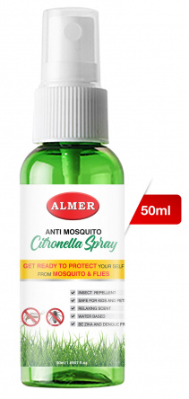 Almer Anti Mosquito Citronella Spray-50ml