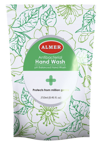 Almer Hand Wash Pouch Pack Green-250ml