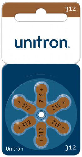 Unitron 312 Hearing Aid Battery