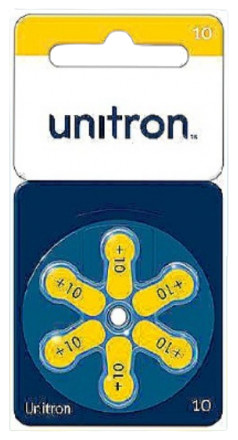 Unitron 10 Hearing Aid Battery