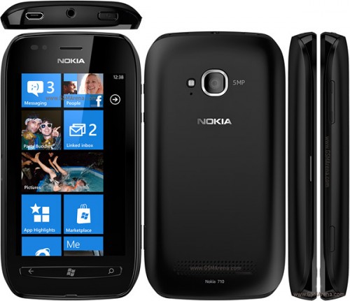 Nokia Lumia 710 Black Color Mobile
