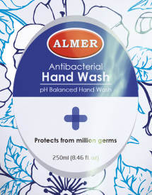 Almer Antibactarial Hand Wash Pouch Pack Blue-250ml