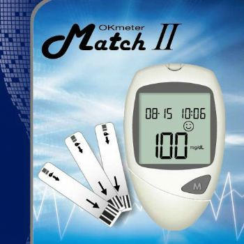 OK Meter Match II CE0123 Blood Glucose Monitoring