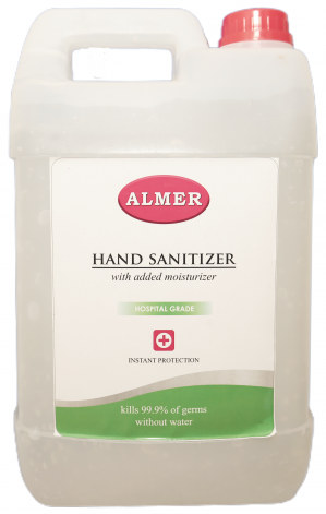 Almer 5L Hand Sanitizer with Added Moisturizer