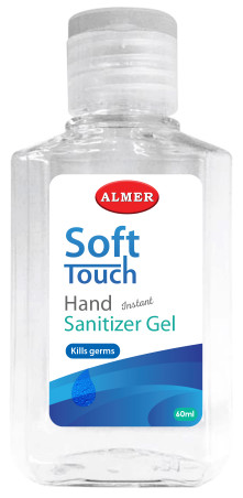 Almer 60ml Soft Touch Hand Sanitizer Gel