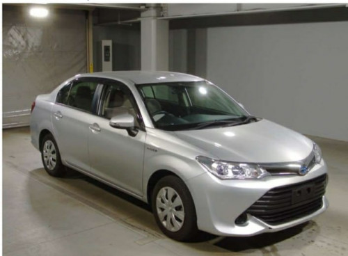 Toyota Axio X Hybrid 2015 Silver Color