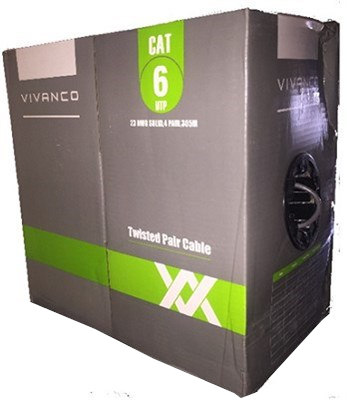 Vivanco Cat-6 Solid Bare Copper UTP Networking Cable