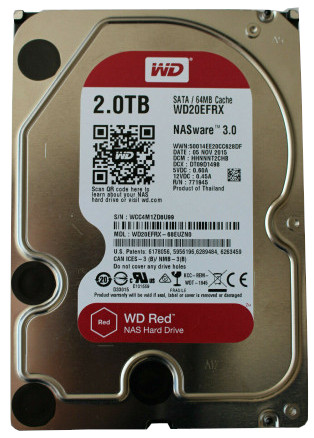 Western Digital WD20EFRX 2TB Red NAS Hard Drive