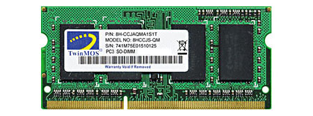 Twinmos 8GB DDR3 1333BUS Laptop RAM