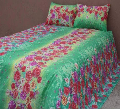 Floral King Size Bed Sheet