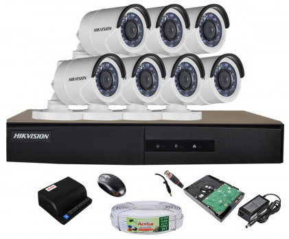 CCTV Package Dahua 8-CH DVR 7-Pcs 2MP Camera