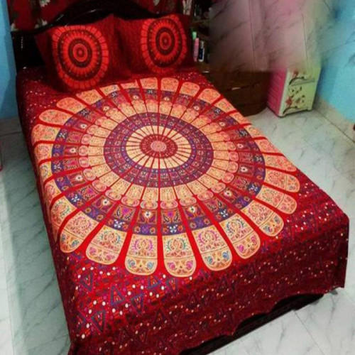 Twin Size Bed Sheet with Matching Pillow Cover