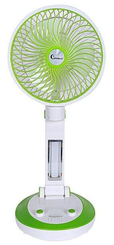 Supermoon Portable Fan Rechargable Battery with Light