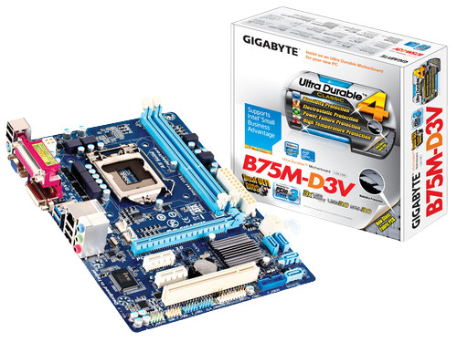 Gigabyte B75M-D3V 3rd Gen Gaming Motherboard