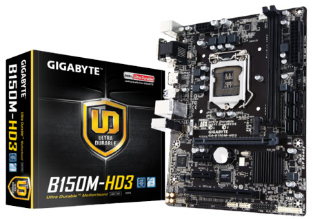 Gigabyte GA-B150M-HD3 DDR3 Dual 8CH Desktop Motherboard