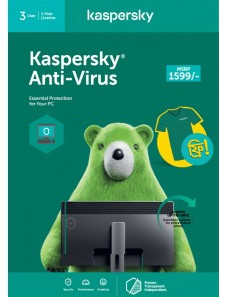 Kaspersky Anti-Virus 3 PC 1 Year