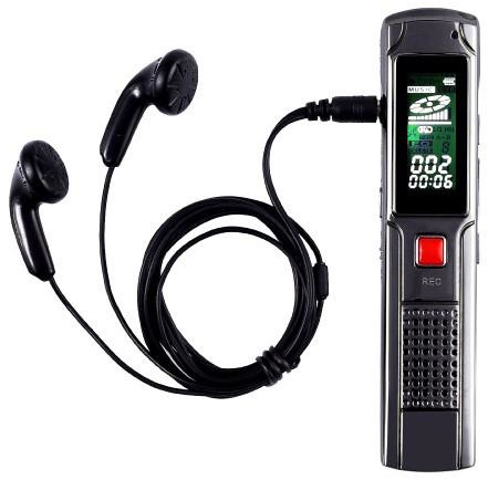 GH-809 Digital Voice Recorder with Mp3 Player
